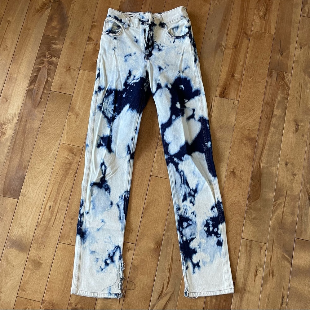 Revice Distressed Tie-Dye Jeans